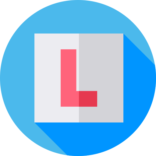 Driving pass Flat Circular Flat icon