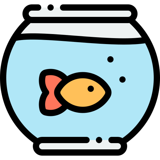 aquarium Detailed Rounded Lineal color icon