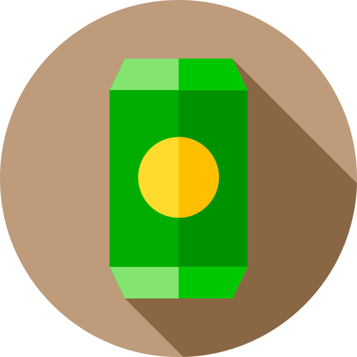 마실 것 Flat Circular Flat icon