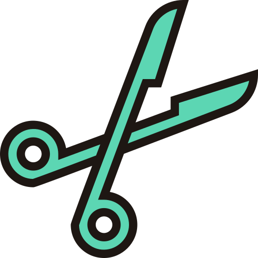 Scissor Meticulous Lineal Color icon