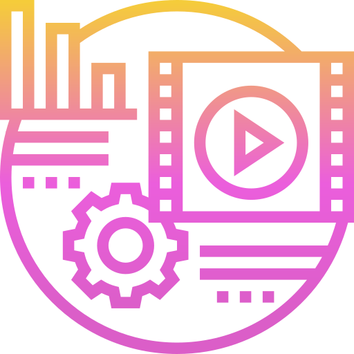 videomarketing Meticulous Gradient icoon