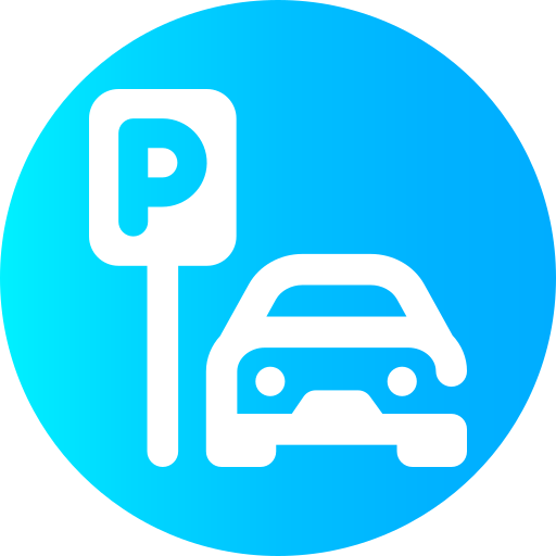 Parking Super Basic Omission Circular icon