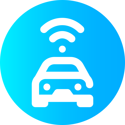taxi Super Basic Omission Circular ikona
