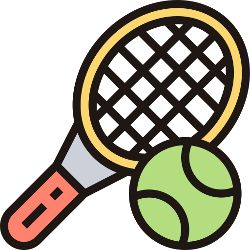 tennis Meticulous Lineal Color icon