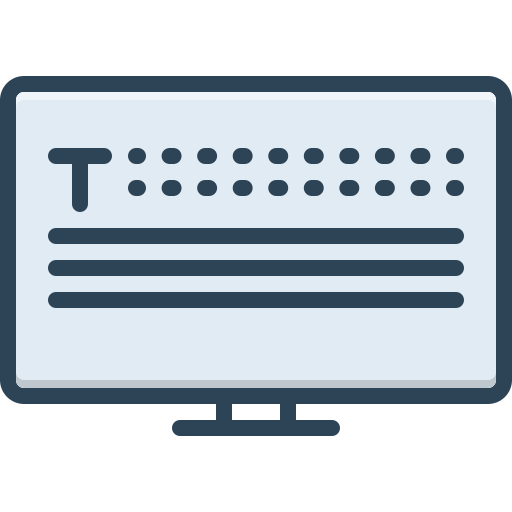 monitor Generic color lineal-color icono
