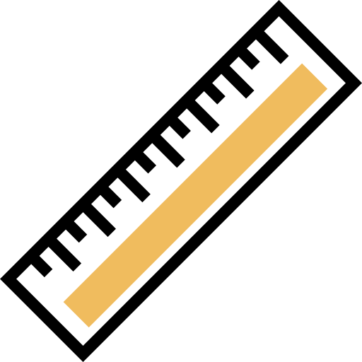liniaal Meticulous Yellow shadow icoon