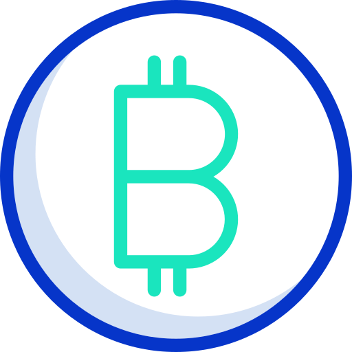 bitcoin Icongeek26 Outline Colour icono