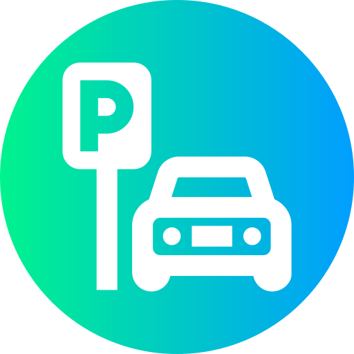 Parking Super Basic Straight Circular icon