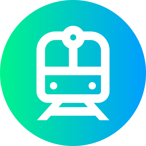 treno Super Basic Straight Circular icona