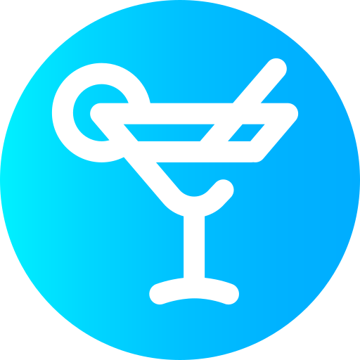 cocktail Super Basic Omission Circular icon