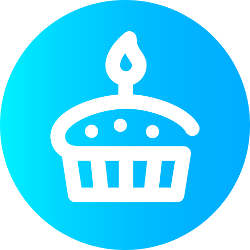 Cupcake Super Basic Omission Circular icon