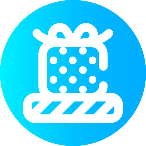 geschenkbox Super Basic Omission Circular icon