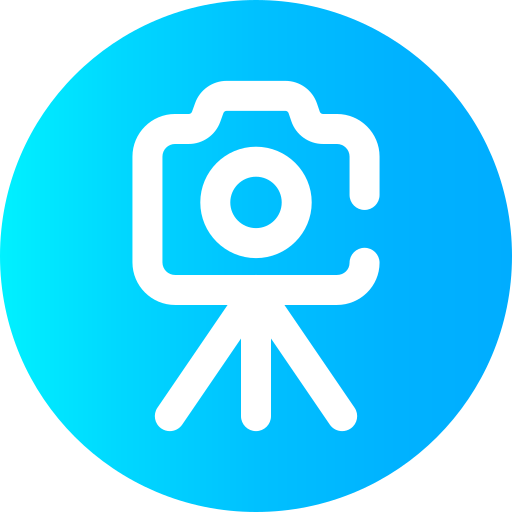 camera Super Basic Omission Circular icoon