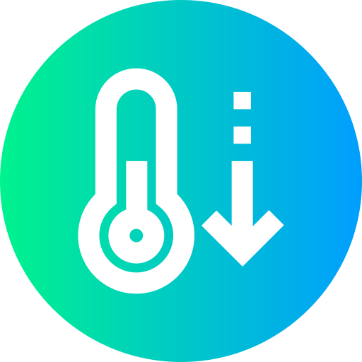 Baja temperatura Super Basic Straight Circular icono