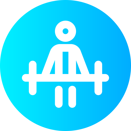 Barbell Super Basic Omission Circular icon