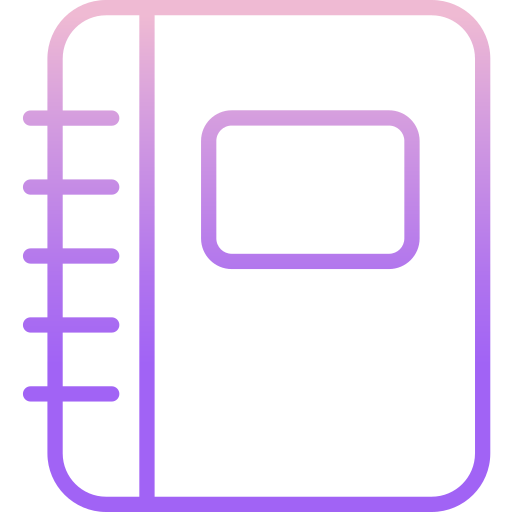 Notebook Icongeek26 Outline Gradient icon