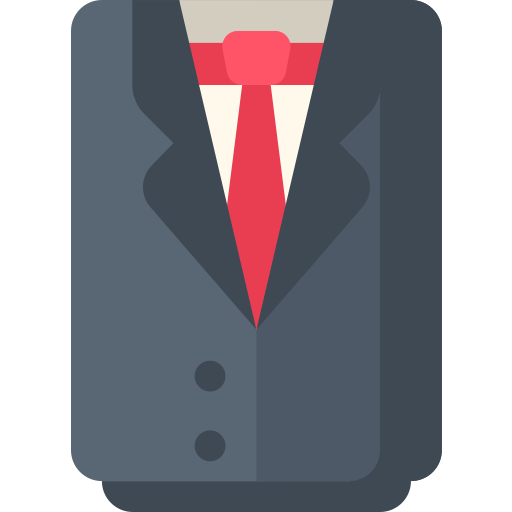 Traje y corbata Special Flat icono