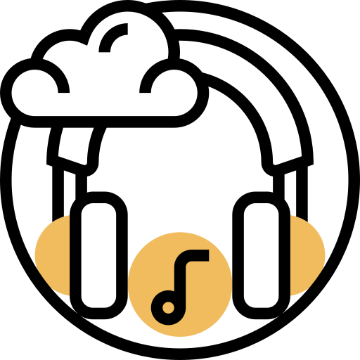 Music Meticulous Yellow shadow icon