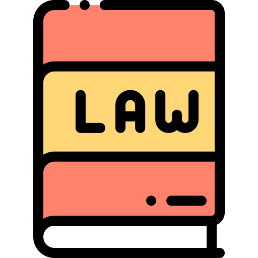 Libro de derecho Detailed Rounded Lineal color icono