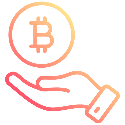 criptomoneda Generic gradient outline icono