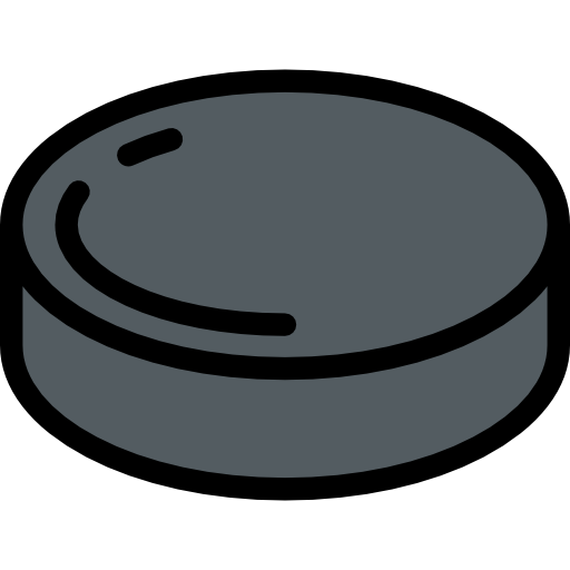 puck Detailed Rounded Lineal color icon