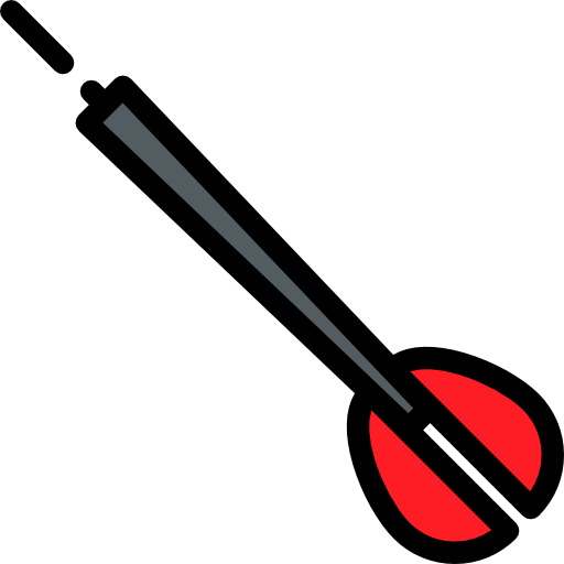 다트 Detailed Rounded Lineal color icon