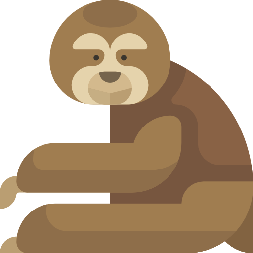 Sloth Special Flat icon