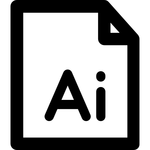 ai Vector Market Bold Rounded icoon