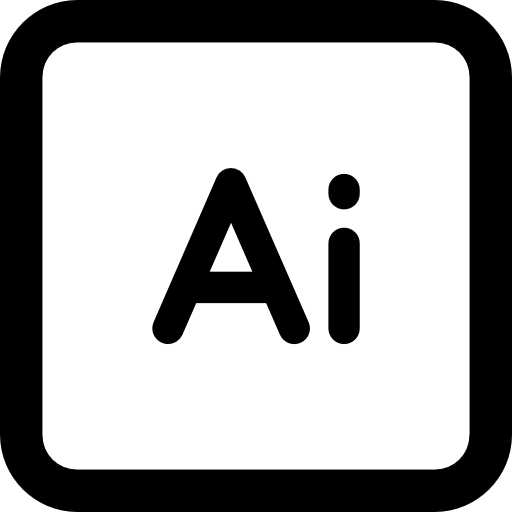 ai Vector Market Bold Rounded icon