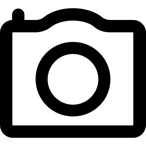 fotocamera Vector Market Bold Rounded icoon