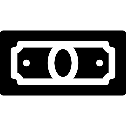 お金 Curved Fill icon