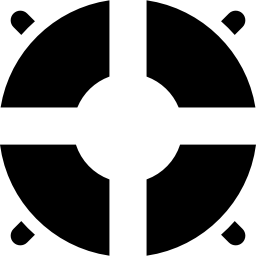 구명 부표 Curved Fill icon
