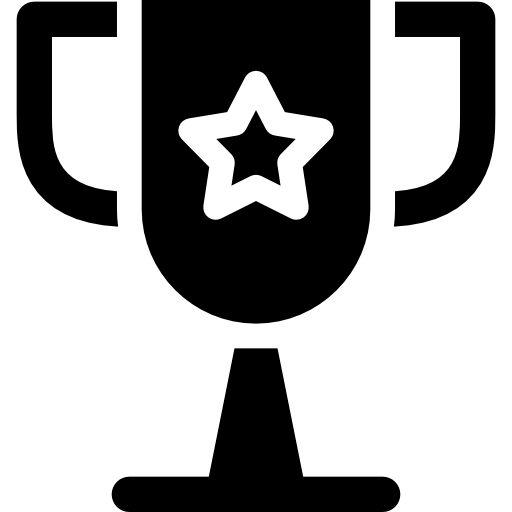 trofeo Curved Fill icona