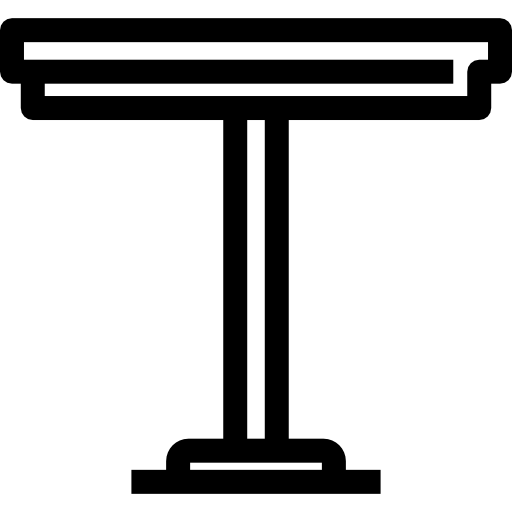 표 Detailed Straight Lineal icon