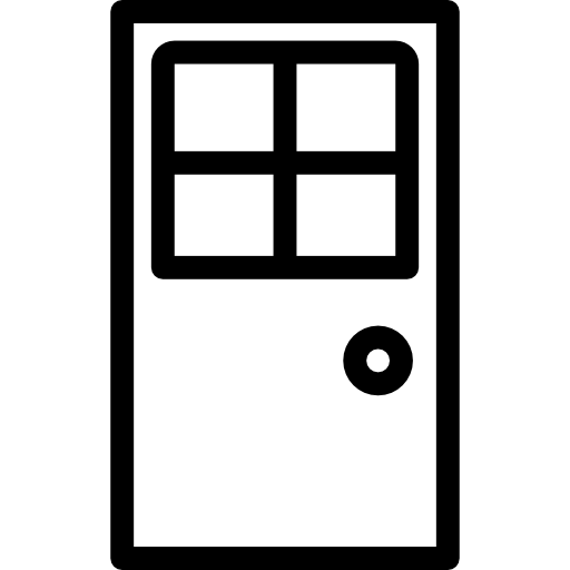 ドア Detailed Straight Lineal icon