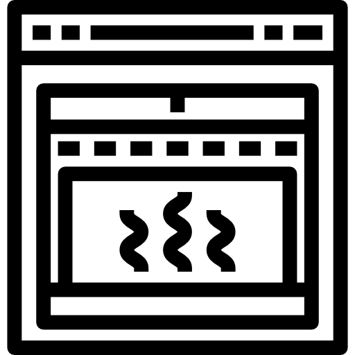 kuchenka Detailed Straight Lineal ikona