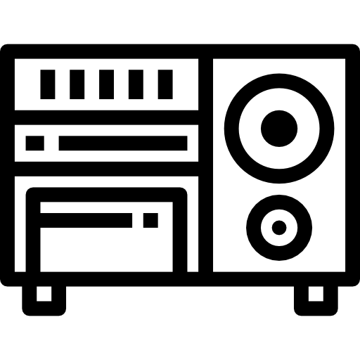 Music player Detailed Straight Lineal icon