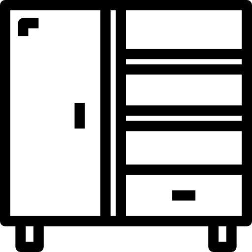 wandschrank Detailed Straight Lineal icon