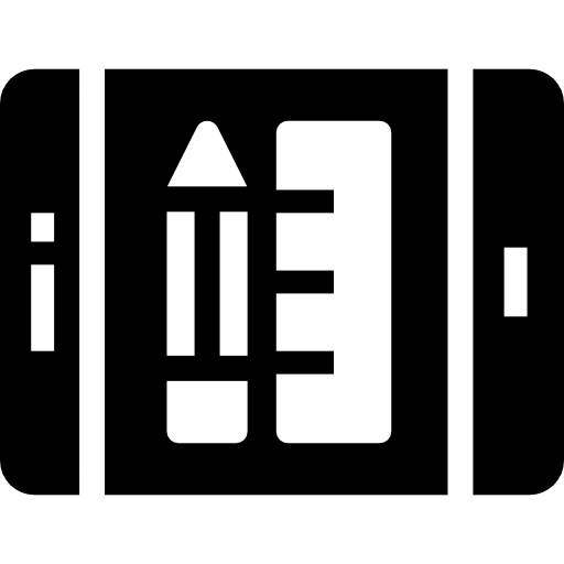 태블릿 Basic Straight Filled icon