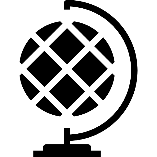 地球儀 Basic Straight Filled icon
