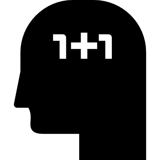 Mathematics Basic Straight Filled icon