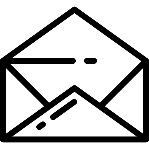 email Detailed Rounded Lineal Icône