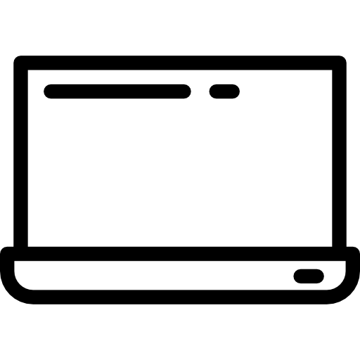 laptop Detailed Rounded Lineal icon