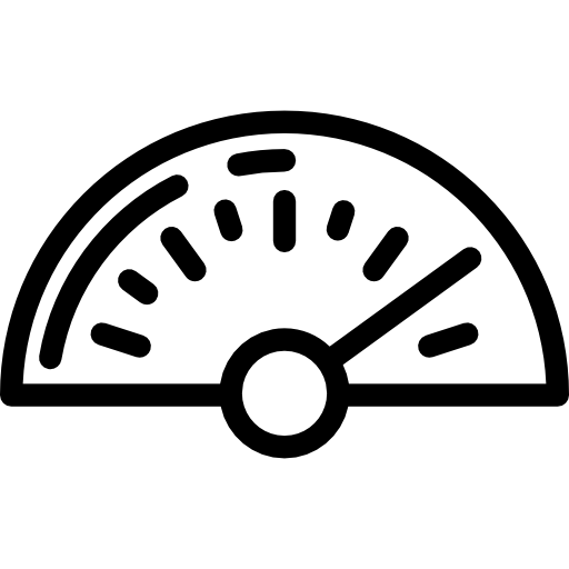 スピードメーター Detailed Rounded Lineal icon