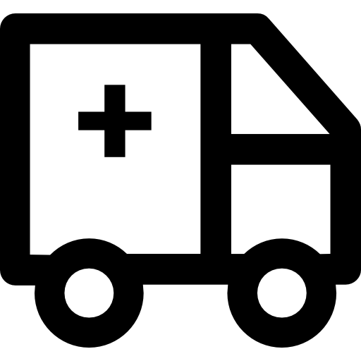 Ambulance Vector Market Bold Rounded icon