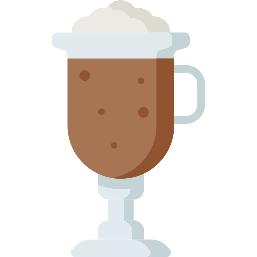 Irish coffee Special Flat icon