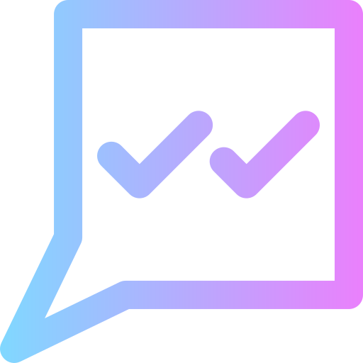 Chat Super Basic Rounded Gradient icon