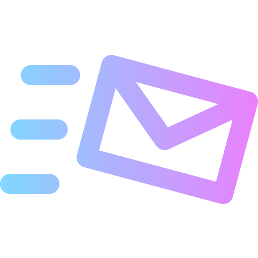 email Super Basic Rounded Gradient icono