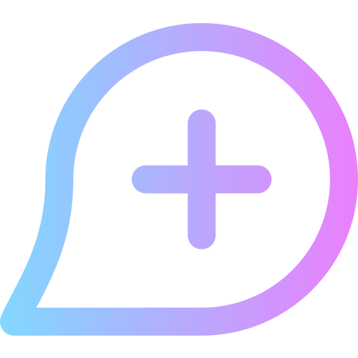 Chat Super Basic Rounded Gradient icon