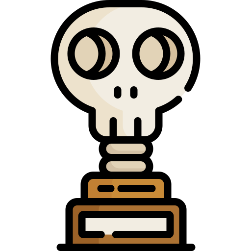 Skull Special Lineal color icon